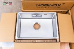 Ảnh CHẬU RỬA BÁT 1 HỐ NOBINOX LISA NN645S 4