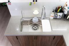 Ảnh CHẬU RỬA BÁT 1 HỐ NOBINOX ROSA NN975D 46