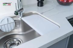 Ảnh CHẬU RỬA BÁT 1 HỐ NOBINOX ROSA NN975D 43