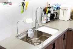 Ảnh CHẬU RỬA BÁT 1 HỐ NOBINOX ROSA NN975D 45