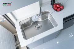 Ảnh CHẬU RỬA BÁT 1 HỐ NOBINOX ROSA NN975D 38