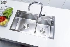 Ảnh CHẬU RỬA BÁT 2 HỐ NOBINOX LUMIA NJ507D 5