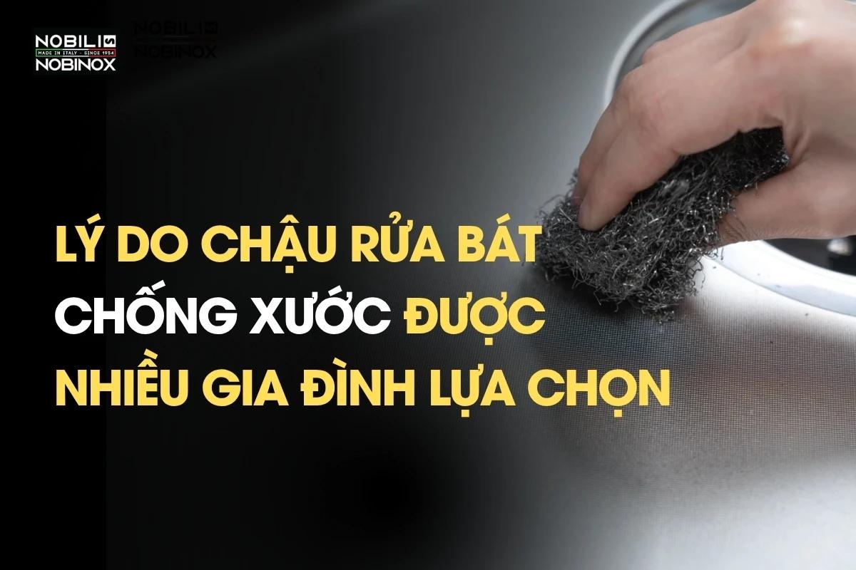 Lý do chậu rửa bát chống xước được nhiều gia đình lựa chọn