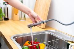 Ảnh VÒI RỬA BÁT DÂY RÚT NOBILI MANIA NB215T 10