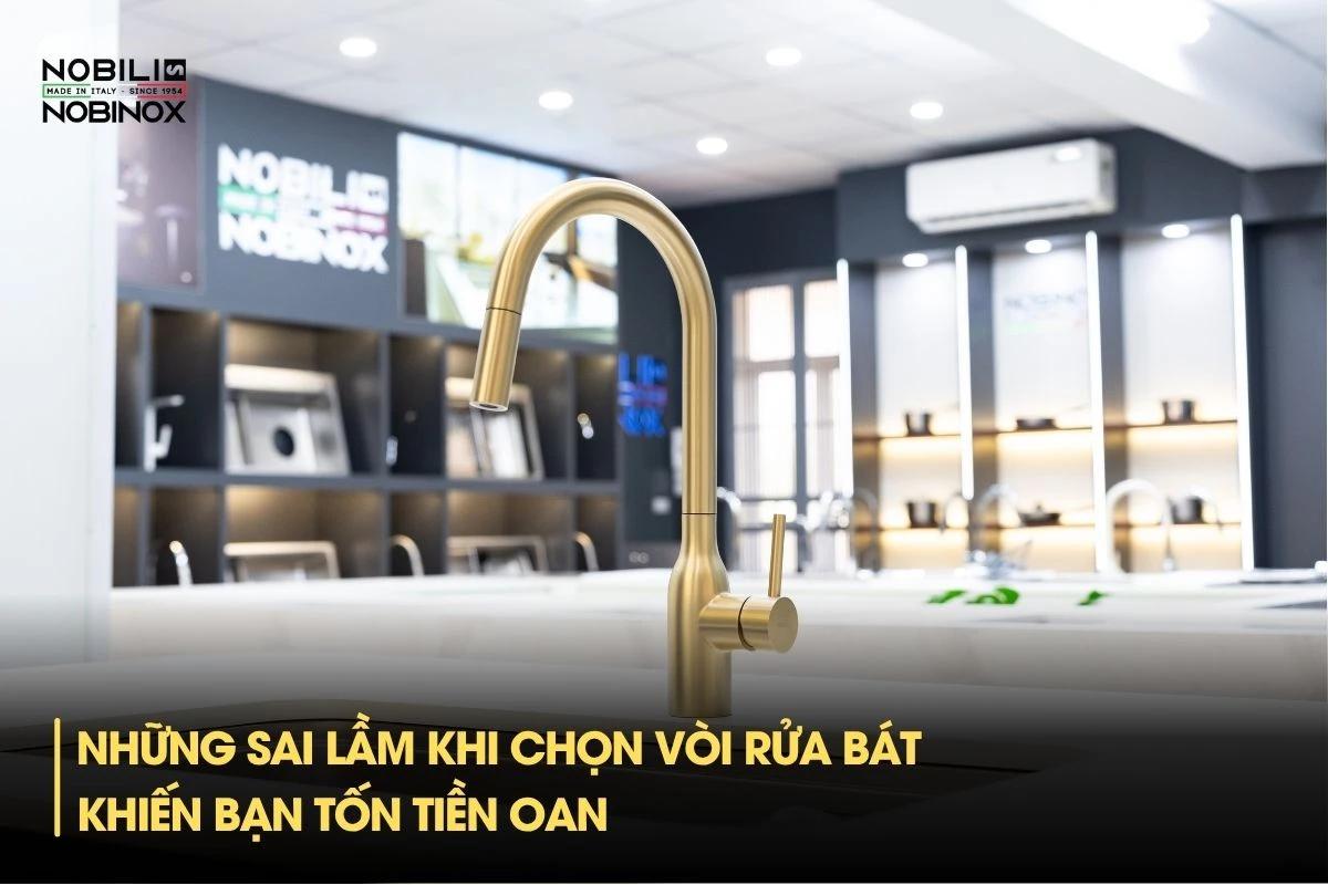 Những sai lầm khi chọn vòi rửa bát khiến bạn tốn tiền oan