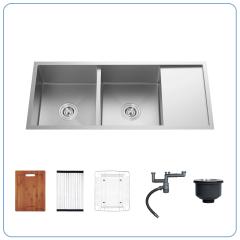 Ảnh CHẬU RỬA BÁT 2 HỐ NOBINOX LIKEN NL748 2