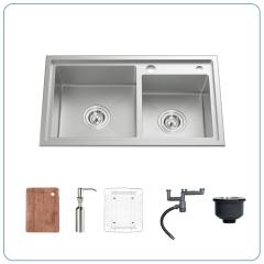 Ảnh CHẬU RỬA BÁT 2 HỐ NOBINOX LIKEN NL786 2