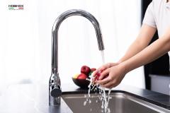 Ảnh VÒI RỬA BÁT DÂY RÚT NOBINOX AQUA NX660N 12