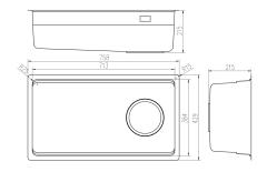 Ảnh CHẬU RỬA BÁT 1 HỐ NOBINOX ARVO V676 12