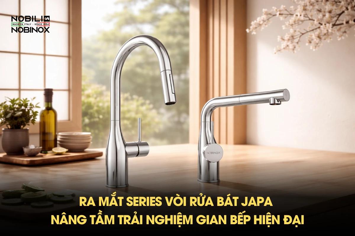 Ra mắt series vòi rửa bát JAPA - Nâng tầm trải nghiệm gian bếp hiện đại