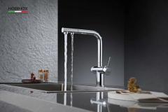 Ảnh VÒI RỬA BÁT DÂY RÚT 3 ĐƯỜNG NƯỚC NOBINOX MIRA NX333 5