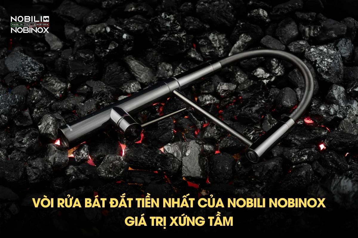 Vòi rửa bát đắt tiền nhất của Nobili Nobinox - Giá trị xứng tầm