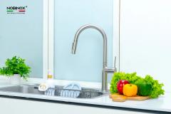 Ảnh VÒI RỬA BÁT DÂY RÚT NOBINOX ADORA NX992 2