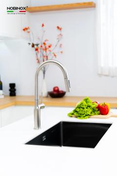 Ảnh VÒI RỬA BÁT DÂY RÚT NOBINOX ADORA NX992 4