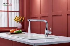 Ảnh VÒI RỬA BÁT DÂY RÚT NOBINOX JAPA NX996 5