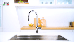 Ảnh VÒI RỬA BÁT DÂY RÚT NOBILI RING NB131L 32