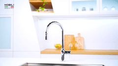 Ảnh VÒI RỬA BÁT DÂY RÚT NOBILI RING NB131L 34