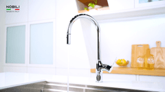 Ảnh VÒI RỬA BÁT DÂY RÚT NOBILI RING NB131L 38